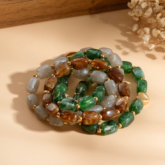 Emerald Waves Armband