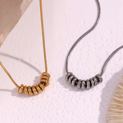 Aquarly Eternal Circle Necklace