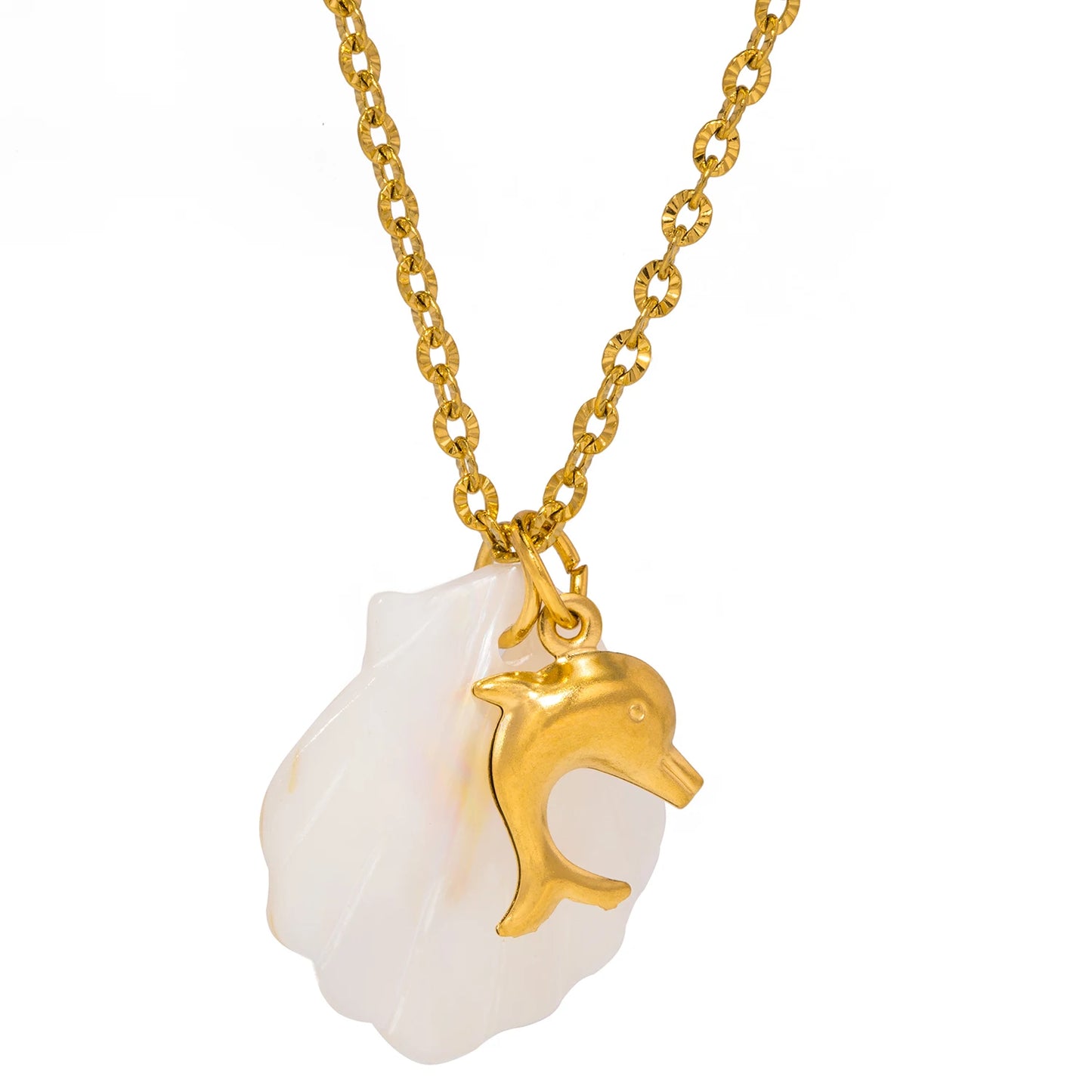 Aquarly Marine Pearl Necklace