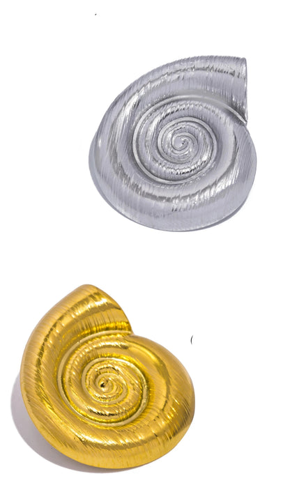 Aquarly Geo Conch Studs