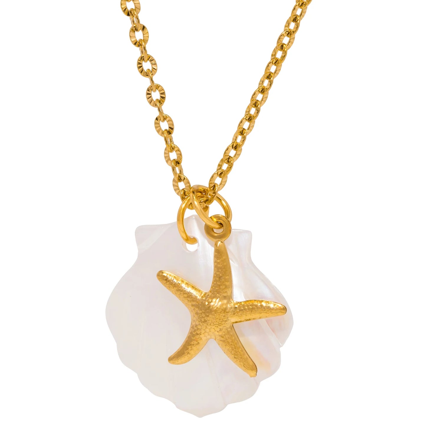 Aquarly Marine Pearl Necklace