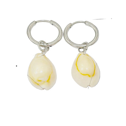 Aquarly Conch Drop Earrings