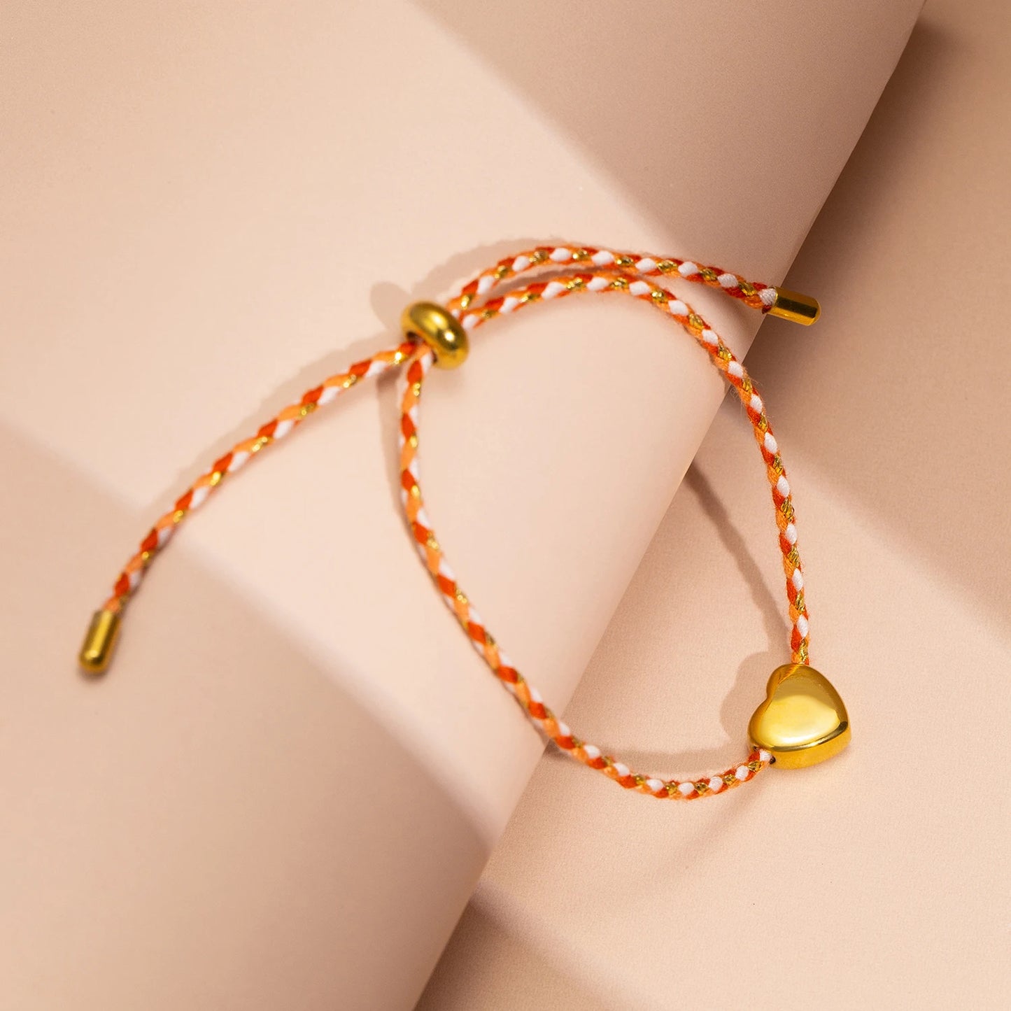 Aquarly Heart Rope Bracelet