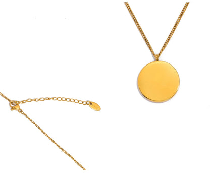 Aquarly Rose Medallion Necklace