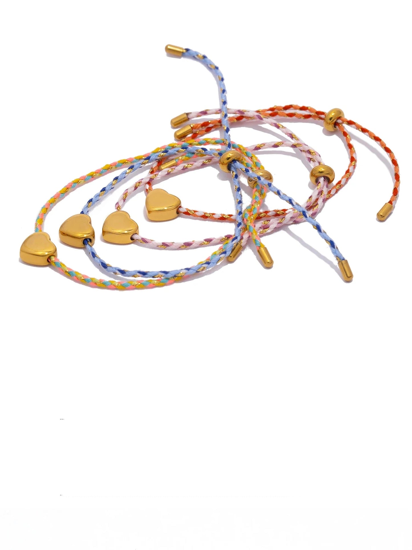 Aquarly Heart Rope Bracelet