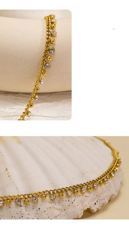 Aquarly Shimmer Lock Necklace