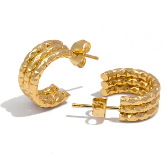 Aquarly Starry C-Hoops