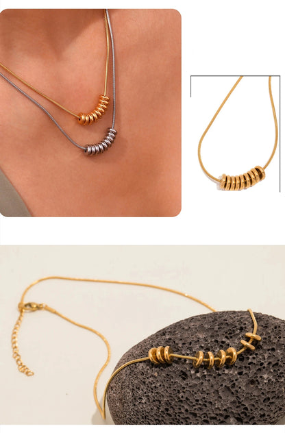 Aquarly Eternal Circle Necklace