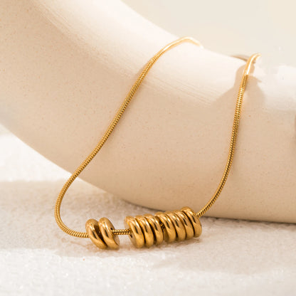 Aquarly Eternal Circle Necklace