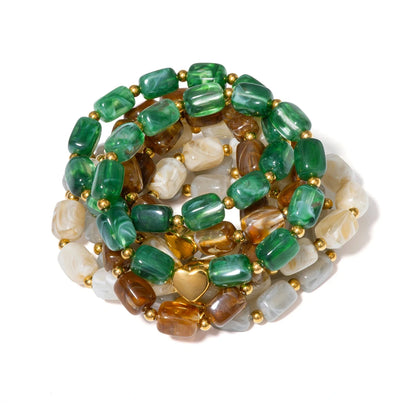 Emerald Waves Armband