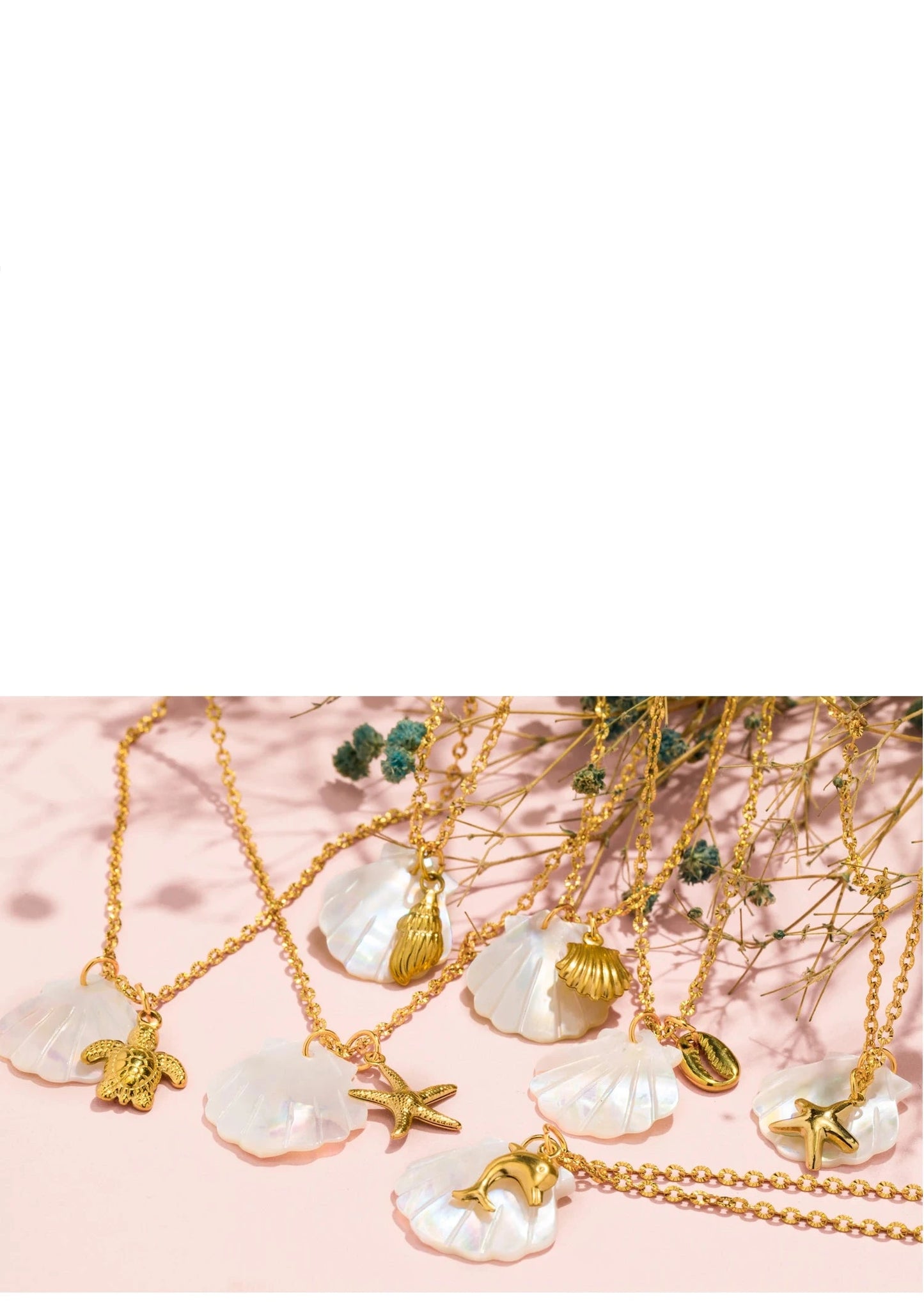 Aquarly Marine Pearl Necklace