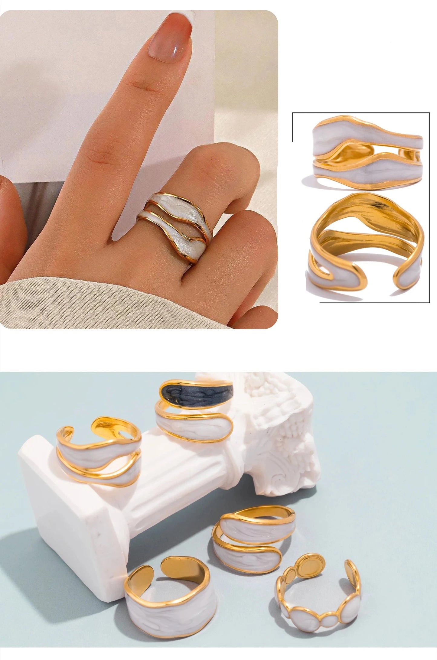 Aquarly Eclipse Ring