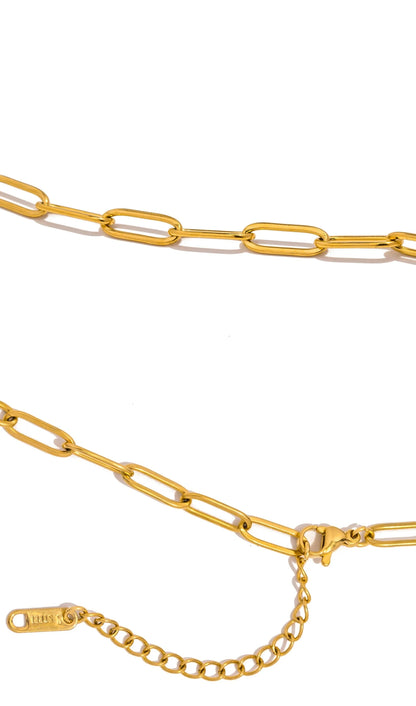 Aquarly Paperclip Chain Set