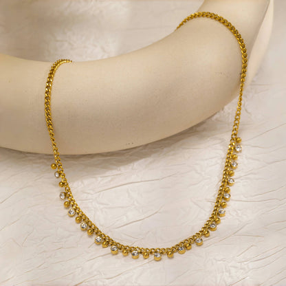 Aquarly Shimmer Lock Necklace