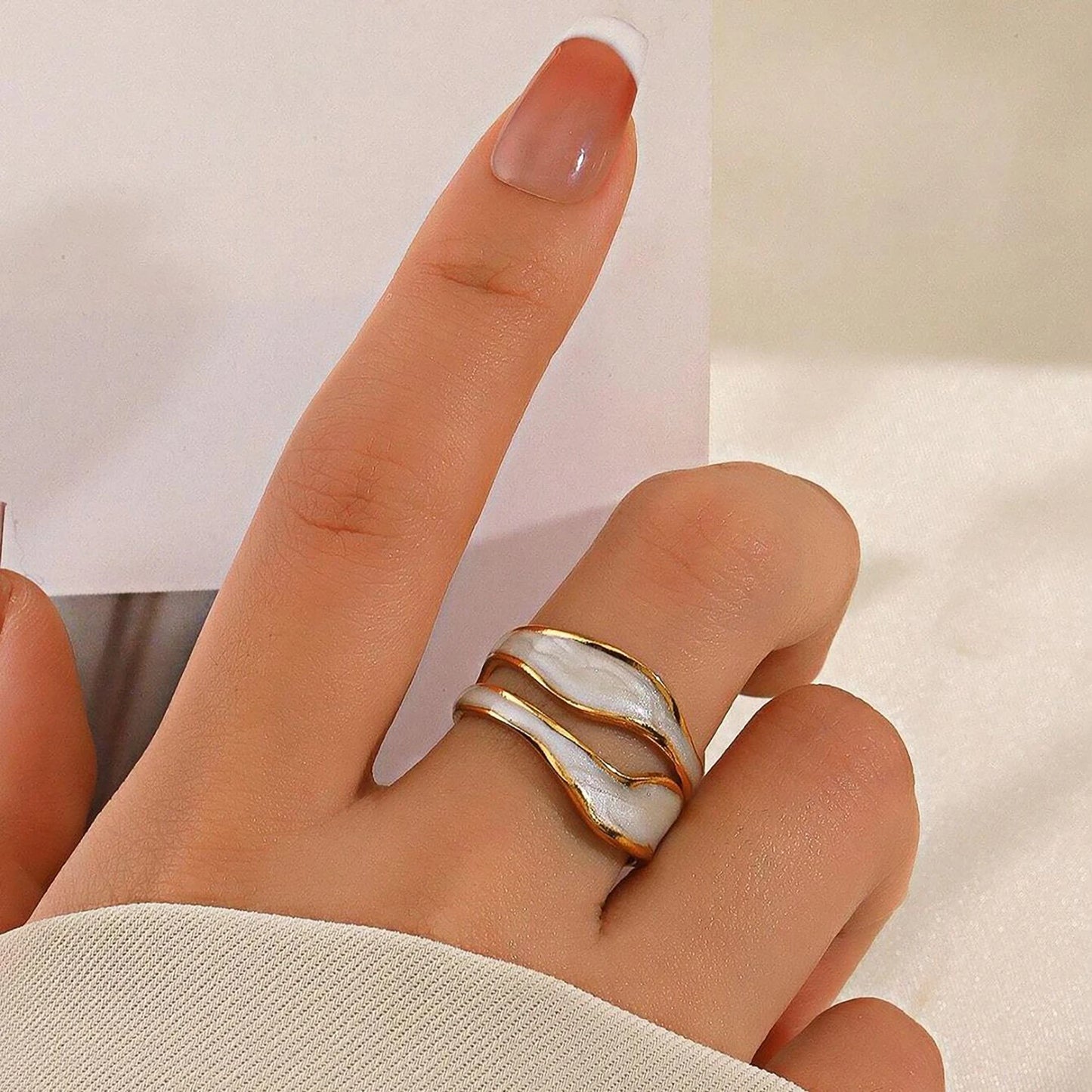 Aquarly Eclipse Ring