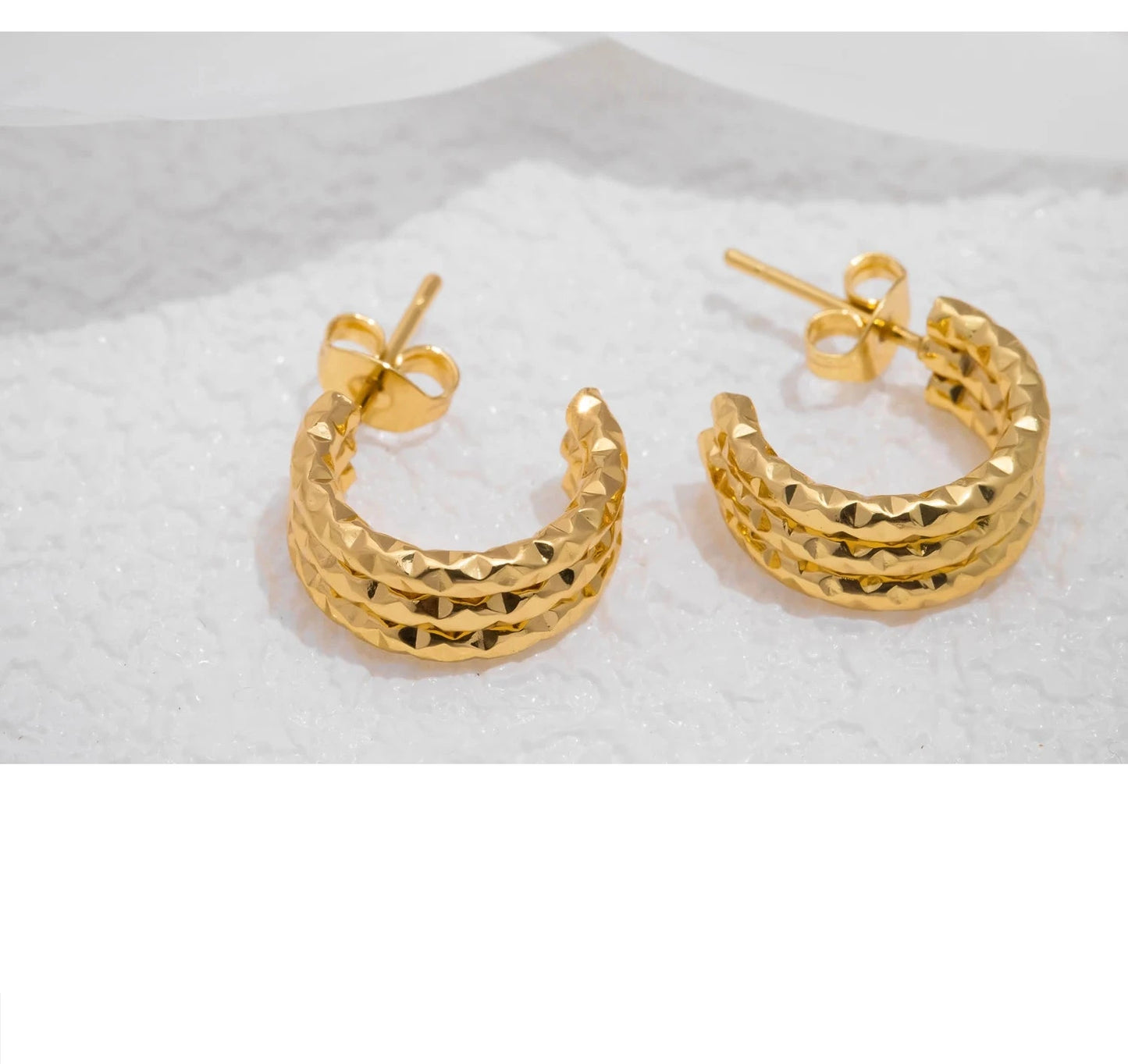 Aquarly Starry C-Hoops